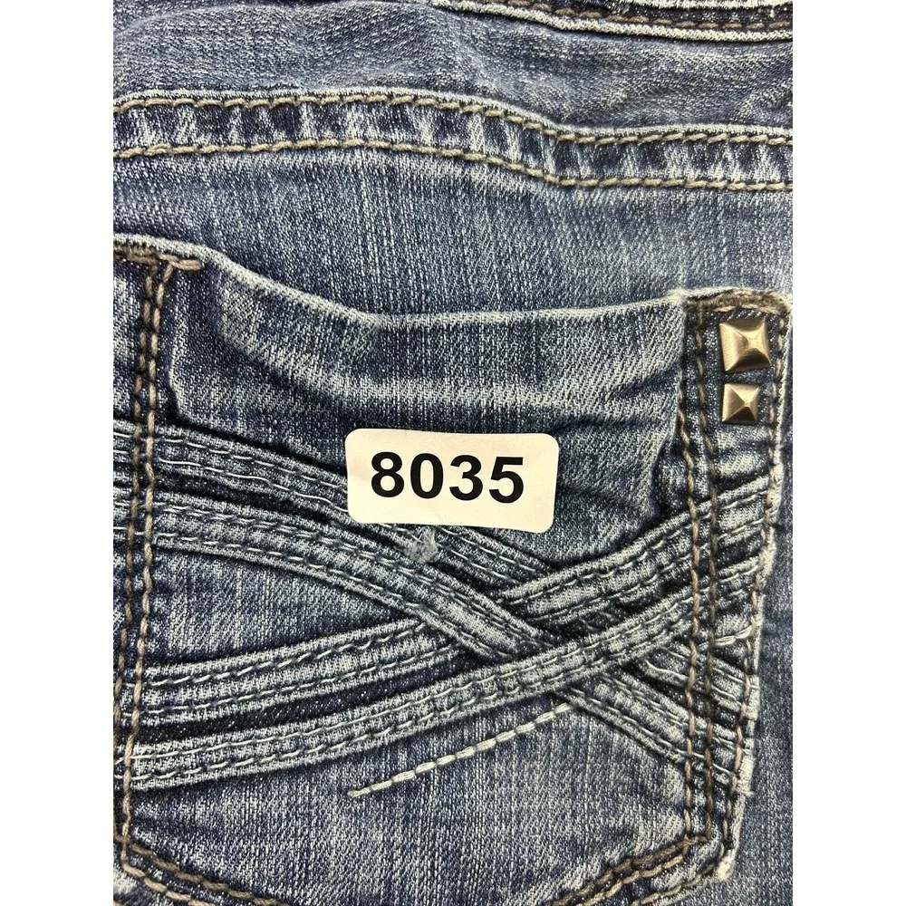 Aeropostale Jeans Womens 5/6 Bayla Skinny Studded Pocket Stretch Denim Pants‎